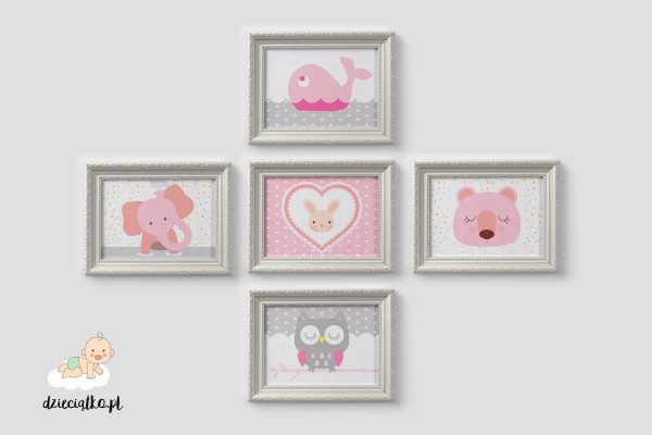 cute animals - pictures for child’s room