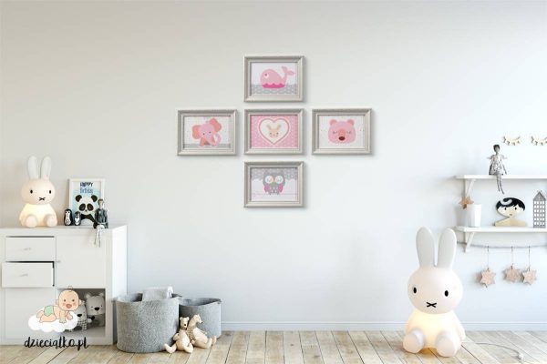 cute animals - pictures for child’s room