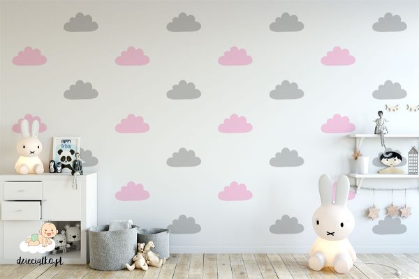 colorful clouds - wall stickers for child’s room