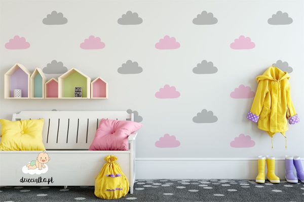 colorful clouds - wall stickers for child’s room