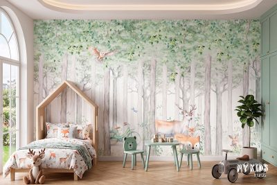 Wall mural Summer Forest